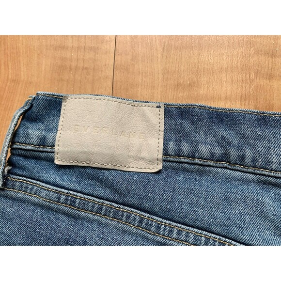 Everlane Women's Straight Leg Jeans - Blue - Picture 13 of 13